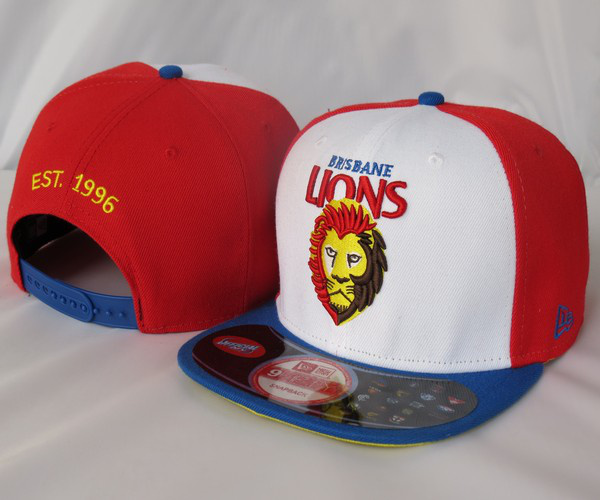 AFL Brisbane Lions Snapback Hat NU02